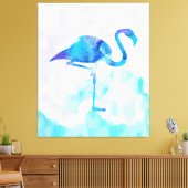 Waterverf Abstracte Flamingo Gifts Liefhebbers Canvas Afdruk (Insitu (Woonkamer))
