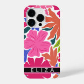 Waterverf abstracte floral aangepaste telefoonhoes iPhone hoesje (Achterkant)