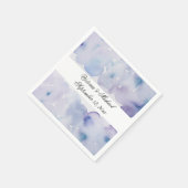 Waterverf Abstracte Floral Napkins Servet (Hoek)