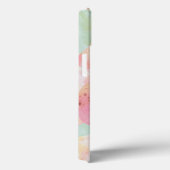 Waterverf Abstracte Ice Cream Kleurrijke Jouw naam Case-Mate iPhone Case (Achterkant / Rechts)