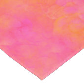 Waterverf Abstracte inkt roze Sinaasappel Tafelkleed (Gekanteld)