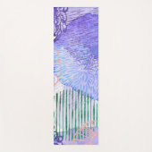 Waterverf Abstracte kleurrijke achtergrond Yogamat (Voorkant)