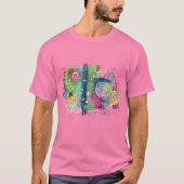 Waterverf Abstracte kunst kleurrijk Wees je eigen  T-shirt (Voorkant)