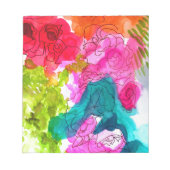 Waterverf abstracte kunst notitieblok (Voorkant)