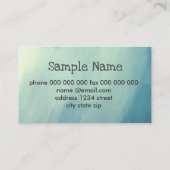 waterverf abstracte kunst voor visitekaartjes (Achterkant)