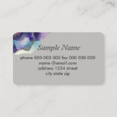 waterverf abstracte kunst voor visitekaartjes (Achterkant)