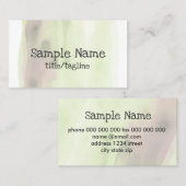 waterverf abstracte kunst voor visitekaartjes (Voorkant / Achterkant)