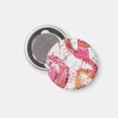 Waterverf abstracte magneten (Voorkant / Achterkant)