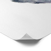 waterverf abstracte oesterschelpen poster (Hoek)