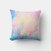 Waterverf Abstracte patroonpiloot Kussen (Voorkant)