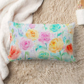Waterverf Abstracte Ranunculus Pillow Cushions Kussen (Deken)
