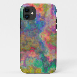 Waterverf abstracte regenboogkunst door Christy Ho Case-Mate iPhone Case