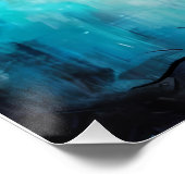 Waterverf abstracte structuur perfect poster (Hoek)