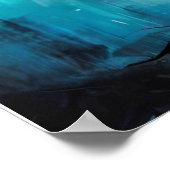 Waterverf abstracte structuur poster (Hoek)