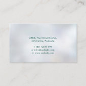 Waterverf Abstracte structuur - vorm van Vrouw pro Visitekaartje (Achterkant)