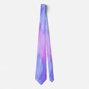 Waterverf Abstracte textuur in parelkleuren Stropdas