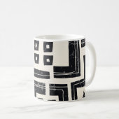 Waterverf abstracte vormen koffiemok (Voorkant rechts)