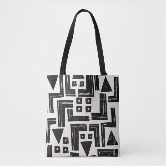 Waterverf abstracte vormen tote bag (Voorkant)