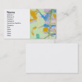 Waterverf Abstraction Custom Visitekaartje (Voorkant / Achterkant)