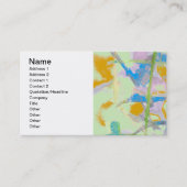 Waterverf Abstraction Custom Visitekaartje (Voorkant)