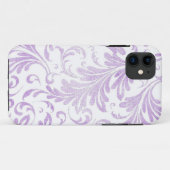 Waterverf Acanthus laat Lila Paarse wit achter Case-Mate iPhone Case (Achterkant (horizontaal))