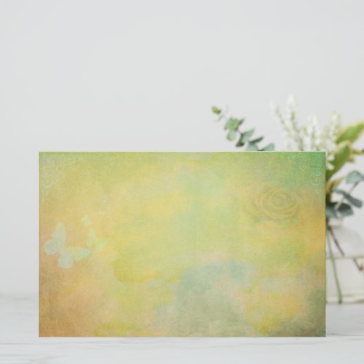  Waterverf achtergrond Briefpapier (Staand voorkant)