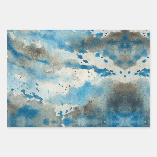 waterverf-achtergrond-ontwerp inpakpapier vel (Voorkant)