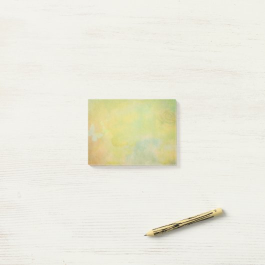  Waterverf achtergrond Post-it® Notes (Op bureau)