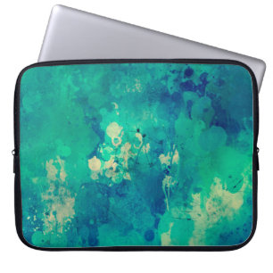 Waterverf achtergrond schilderen laptop sleeve
