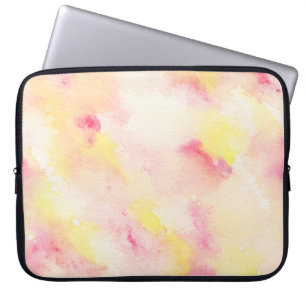 Waterverf achtergrond textuur laptop sleeve