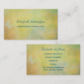  Waterverf achtergrond Visitekaartje (Voorkant / Achterkant)