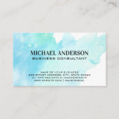 Waterverf Achtergrond Visitekaartje (Voorkant)