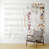 Waterverf Achtergrond Vrijgezellenfeest Wildbloem Wandkleed (In Situ (horizontaal))