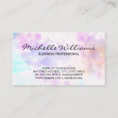 Waterverf achtergrondverf visitekaartje (Voorkant)