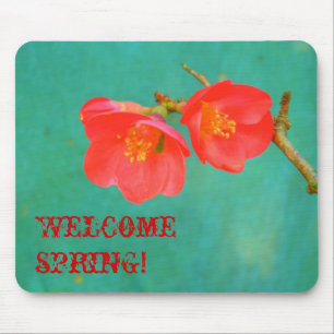 Waterverf-achtige Sakura Blossom Muismat
