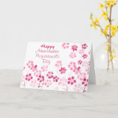 Waterverf Administratieve Beroepsdag Kaart (Gele Bloem)