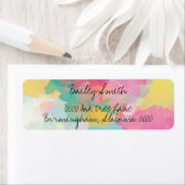 waterverf adreslabel etiket (Insitu)