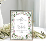 Waterverf Advies en wenst Poster tekenen<br><div class="desc">Een advies van de waterverf en wenst een poster-teken dat een adembenemend kunstwerk is dat de romance en schoonheid van de speciale dag van een bruid-tot-zijn weergeeft. De zachte, delicate tinten van de waterverf creëer een droomatmosfeer, die kijkers naar een wereld van natuurlijk wonder vervoert. De ingewikkelde details van elke...</div>