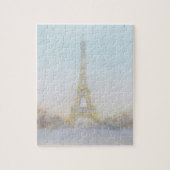 Waterverf | Afbeelding Eiffel Towe Legpuzzel (Verticaal)