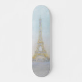 Waterverf | Afbeelding Eiffel Towe Skateboard (Voorkant)