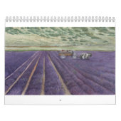 Waterverf Afbeeldingen van YL Lavender & meer agen Kalender (Hoes)