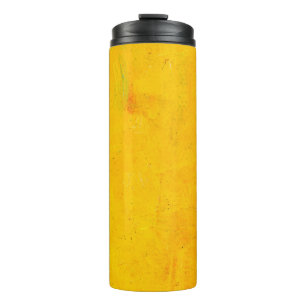 Waterverf afdrukken.  kleurstofpatroon. Dier Thermosbeker