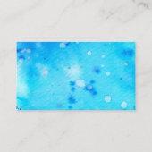 Waterverf afdrukken van pagina's visitekaartje (Achterkant)