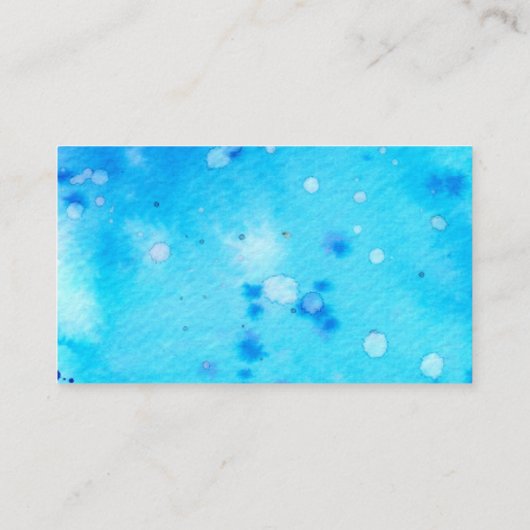 Waterverf afdrukken van pagina's visitekaartje (Achterkant)