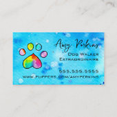 Waterverf afdrukken van pagina's visitekaartje (Voorkant)