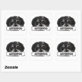 Waterverf Affenpoo Vierkante Sticker (Vel)
