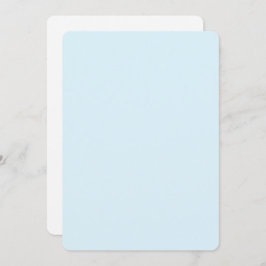 Waterverf afgeronde uitnodigingen – aangepaste ont (Voorkant / Achterkant)