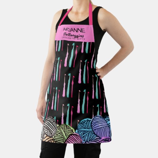 Waterverf-afkapgaren, haakwerk, show schort (Insitu)