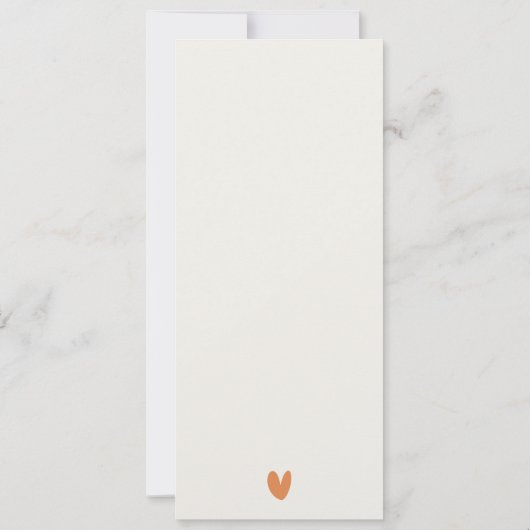 Waterverf Afrikaans Landschap Bruiloft Menu Kaart (Achterkant)