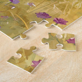 Waterverf Afrikaanse Bosveld Neushoorn Legpuzzel (Zijkant)